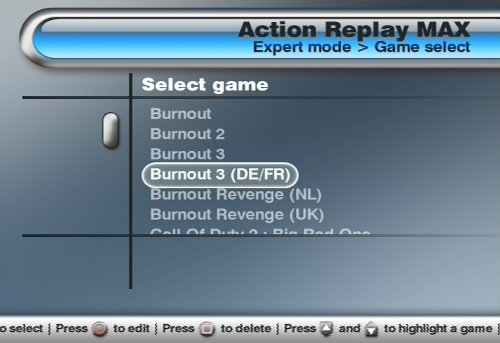 Action Replay MAX Screenshot