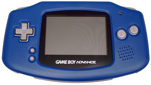 Nintendo Game Boy Advance in Blau