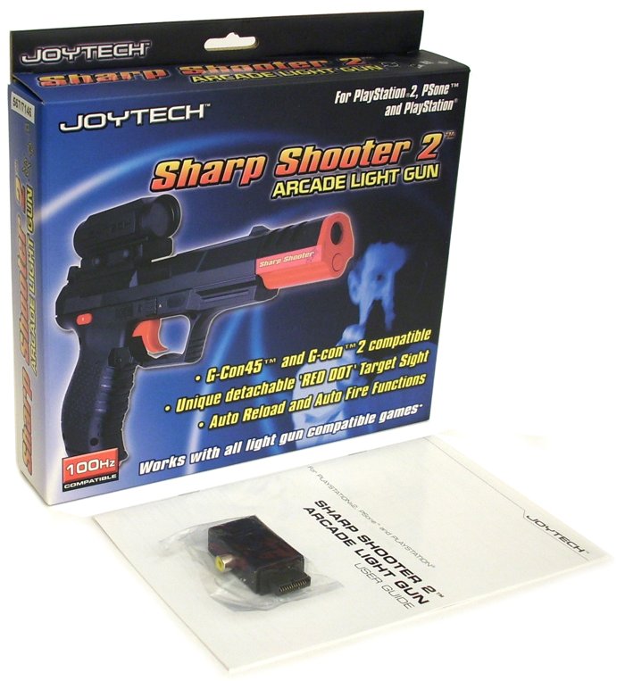 Joytech Sharp Shooter 2 Arcade Light Gun OVP