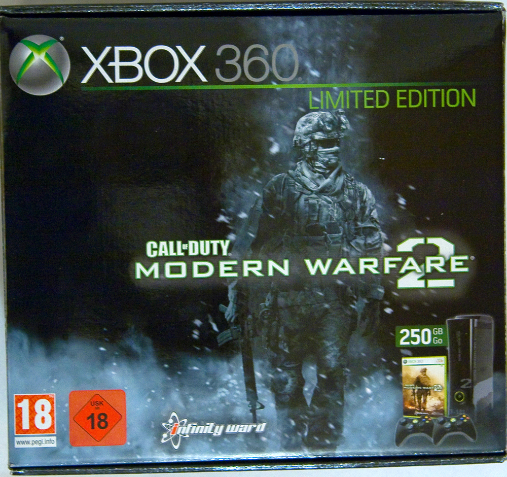 Xbox 360 Modern Warfare 2 Bundle Box