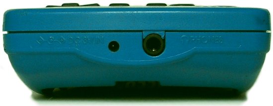 Game Boy Color Türkis Kopfhörer- & Netzteilanschluss