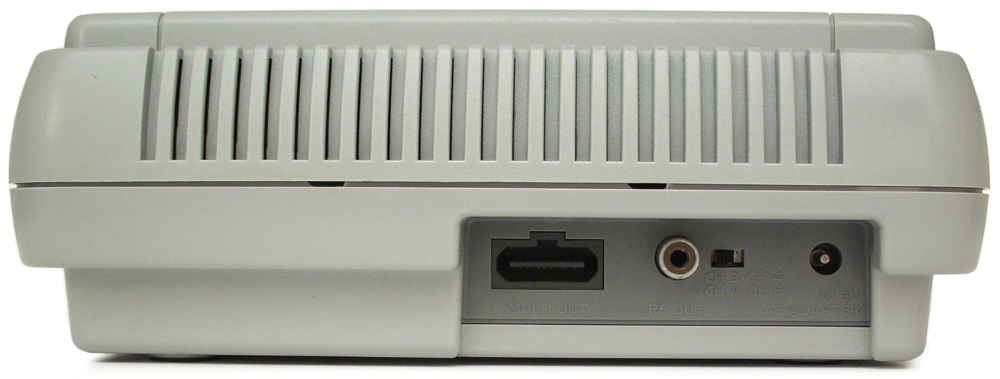 Super Nintendo Entertainment System Konsole - Rückseite